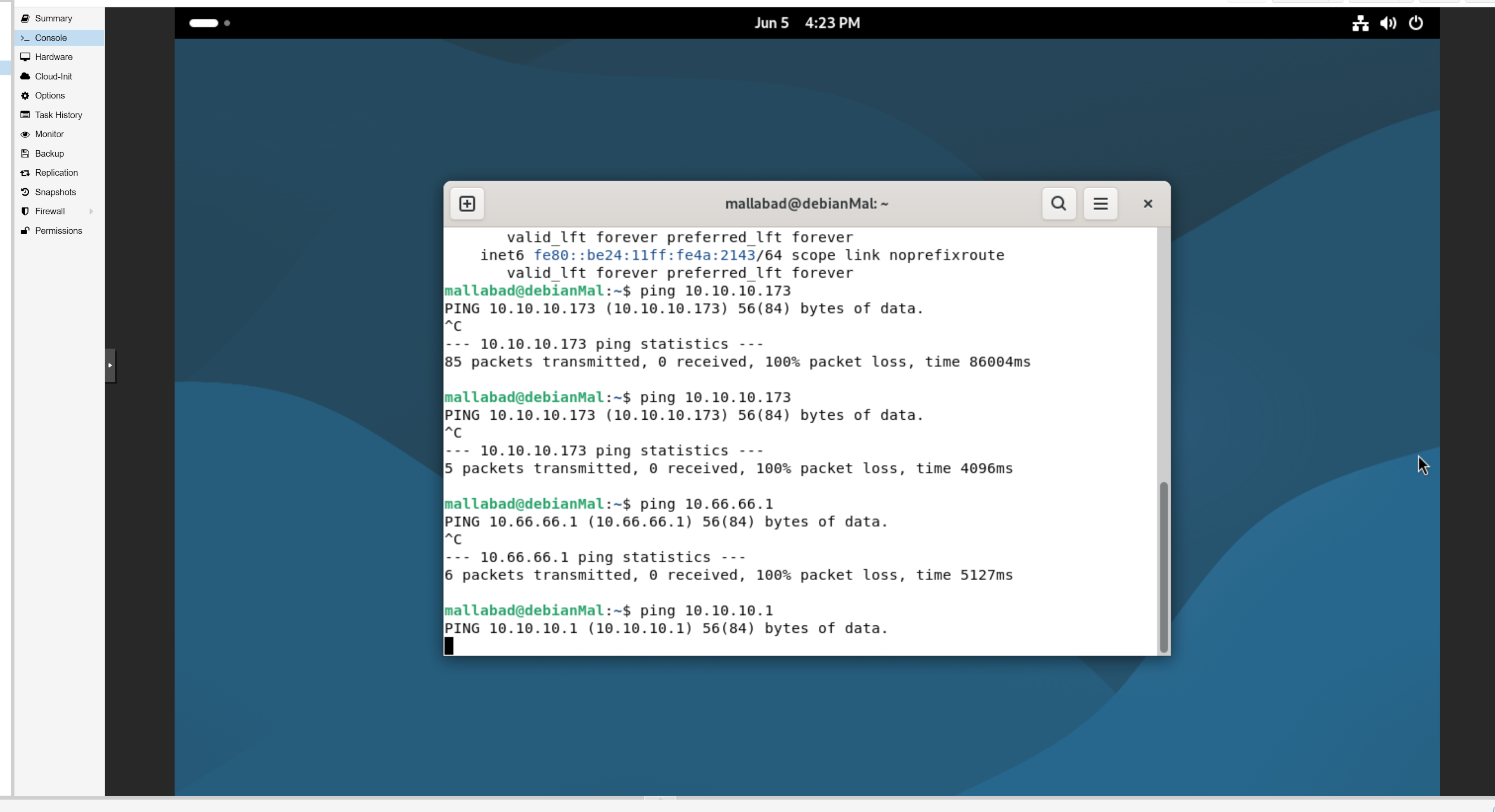 Malware LAN cannot reach WAN